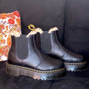 Platform Fur Doc Martens
